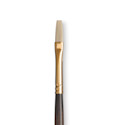 Princeton Series 6300 Dakota Synthetic Bristle Brush - Flat, Long Handle, Size 2