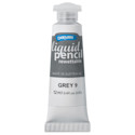 Derivan Rewettable Liquid Pencil Tube - Grey #9