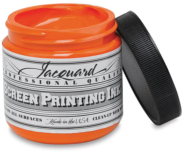 Jacquard Professional Screen Print Ink Water-Soluable 4oz Jar Copper (123)