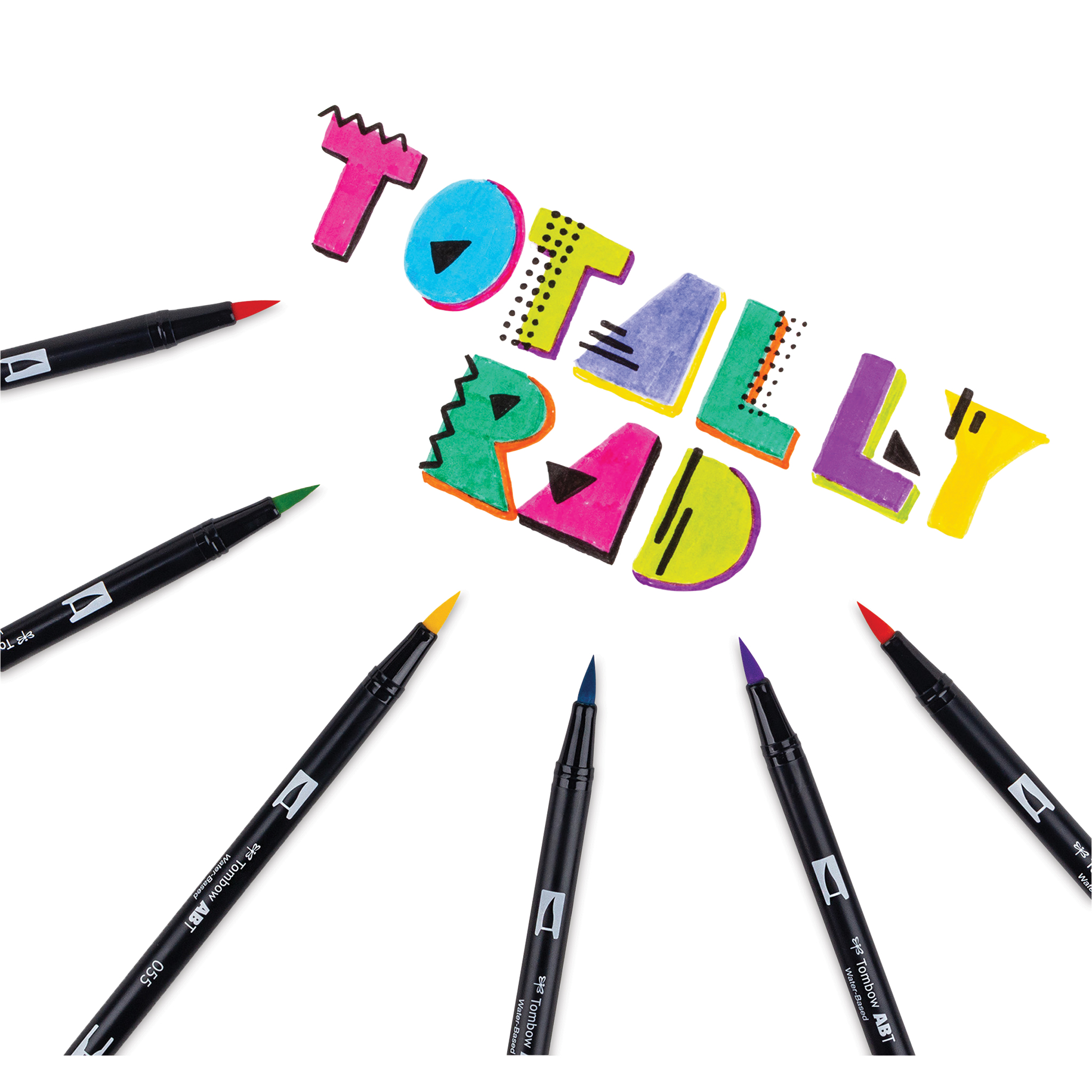 Tombow Dual Brush Pens- Eighties Set of 10