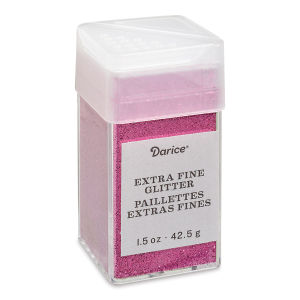 Darice Glitter - Extra Fine, Raspberry Pink, 1.5 oz