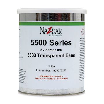 Open in modal - Nazdar 5530 Series Flat Poster Screen Ink Transparent Base - 33.8 oz (1 L)