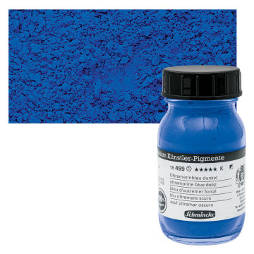Schmincke Pigment - Ultramarine Blue Deep, 100 ml jar