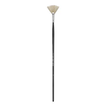 Open in modal - Blick Studio Bristle Brush - Fan, Long Handle, Size 2