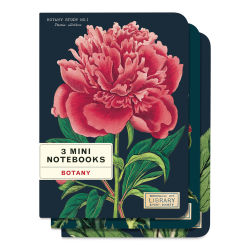 Cavallini Botany Mini Notebooks, Package of 3