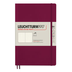 Leuchtturm1917 Dotted Softcover Notebook - Port Red, 5" x 7-1/2"