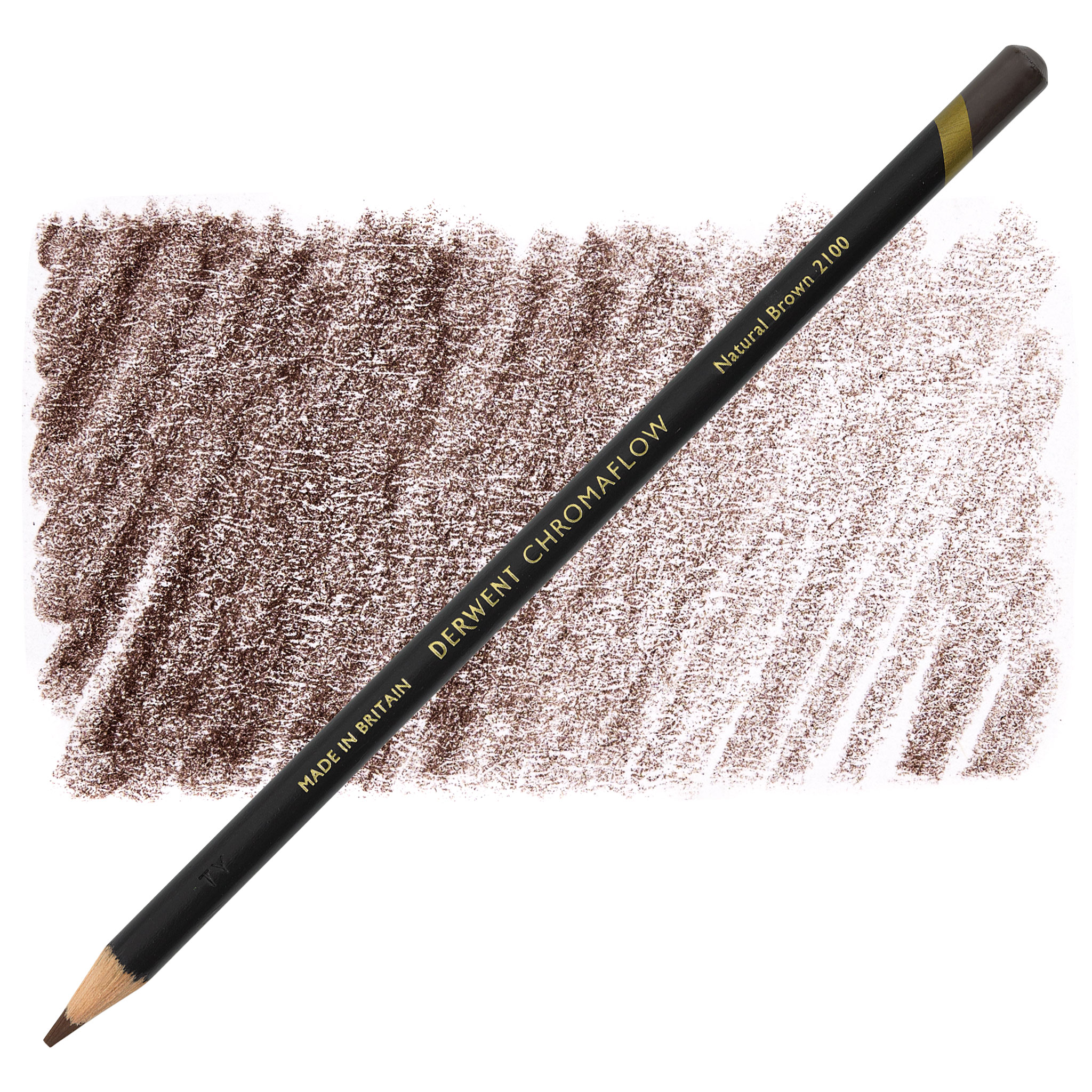 Derwent Chromaflow Colored Pencil - Natural Brown | BLICK Art Materials