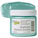 Stencil Butter Acrylic Paint - Seafoam, 2 oz, Jar and swatch
