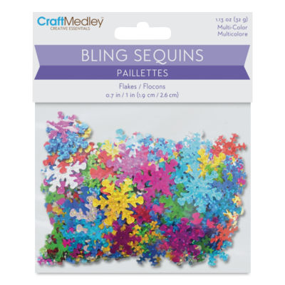 Craft Medley - Sequins, Flakes, .7 oz (In package)