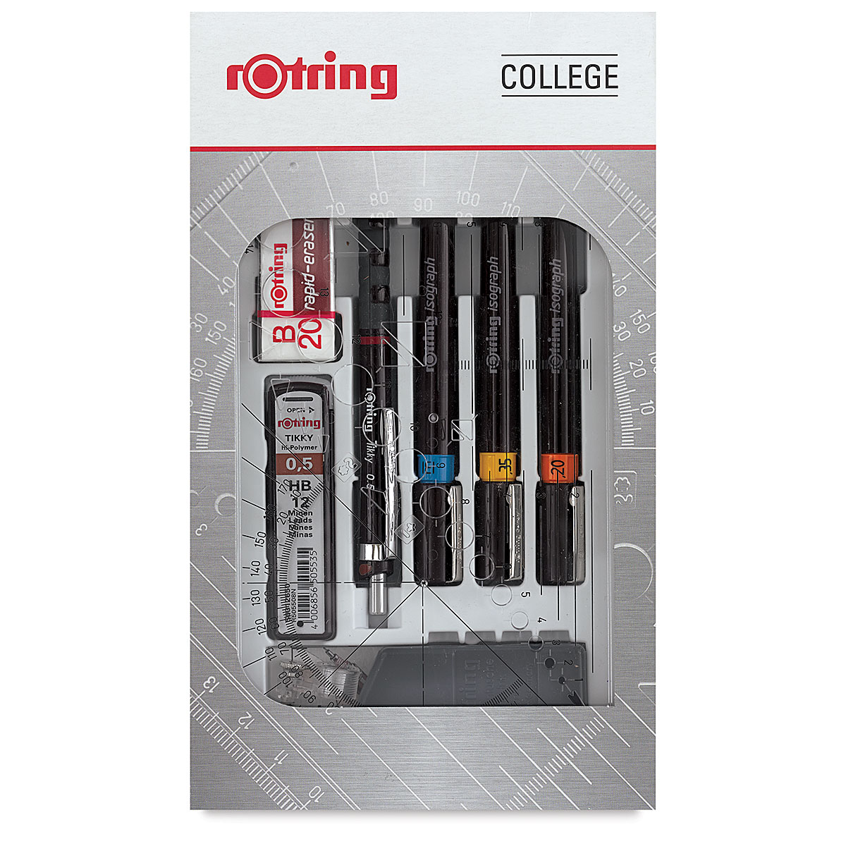 rotring rapidograph Technical Drawing Pen 4 Pen College Set