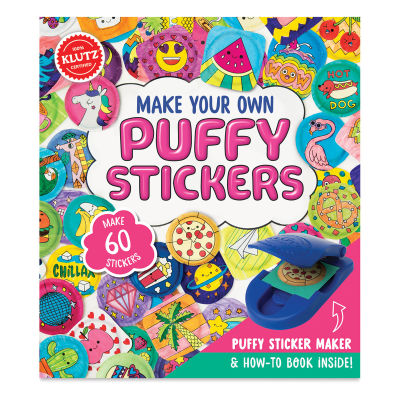 Klutz Make Your Own Puffy Stickers - Front of package shown
