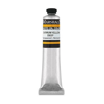 Open in modal - Marshall's Photo Oil Color - Cadmium Yellow Deep, 3/4" x 4" Tube