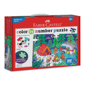 Faber-Castell Color By Number Puzzle - Camping (In packaging)