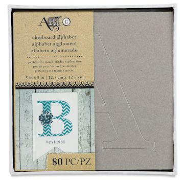 Open in modal - Art-C Chipboard Alphabet Stencil Set