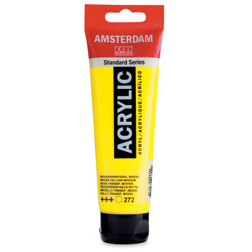 Open in modal - Amsterdam Standard Series Acrylic Paint - Transparent Yellow Medium, 120 ml, Tube