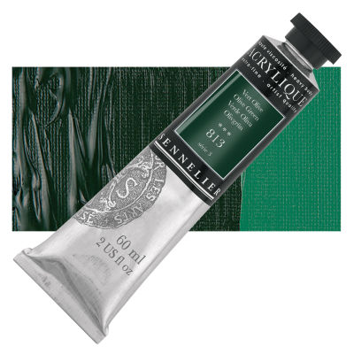Sennelier Extra-Fine Artist Acryliques - Olive Green, 60 ml tube