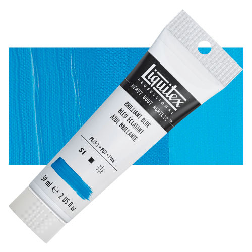 Blick Studio Acrylics - Primary Blue, 4 oz tube