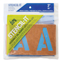Oil Board Lettering Stencils - 3" Set