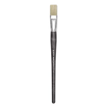 Open in modal - Blick Studio Bristle Brush - Flat, Long Handle, Size 24