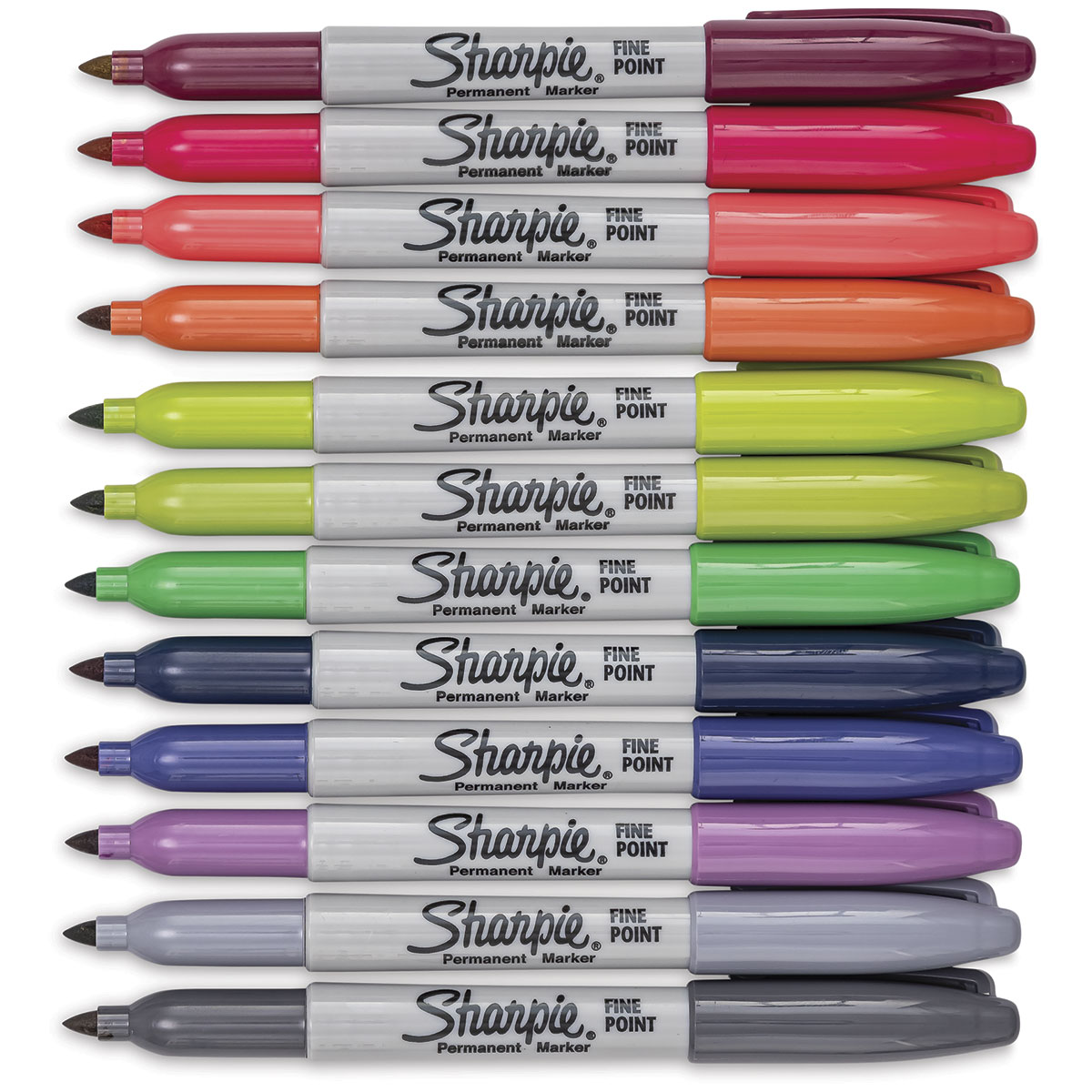 Sharpie Fine Point Permanent Markers - Cosmic Colors, Set of 12