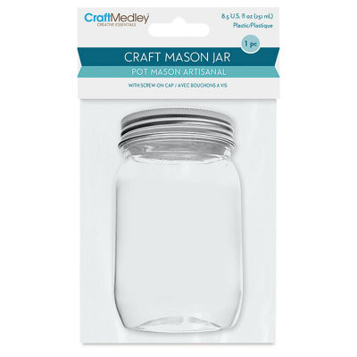Craft Medley Craft Mason Jars - 8.5 oz (front of packaging)