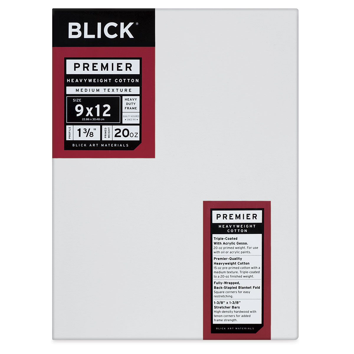 Blick Premier Gallery Profile Cotton Canvas - 10 x 10