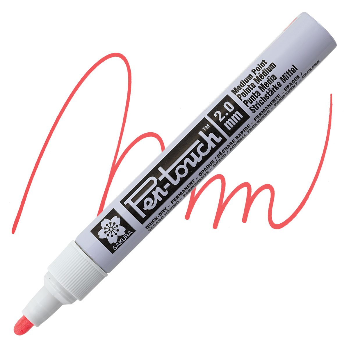 Sakura Marqueur peinture Pen-Touch 2.0 mm, M, Jaune fluo