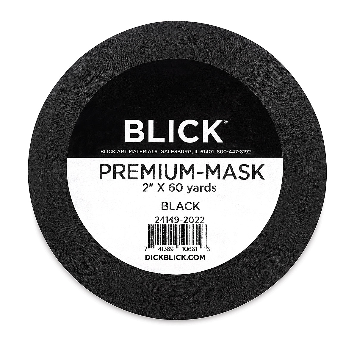 2 x 60 yds 4.9 Mil Black Colored Masking Tape