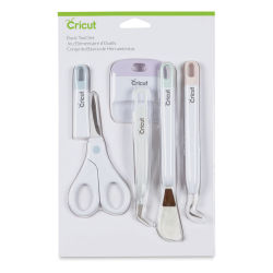 Cricut Basic Tool Set - Front view of blister package showing tools