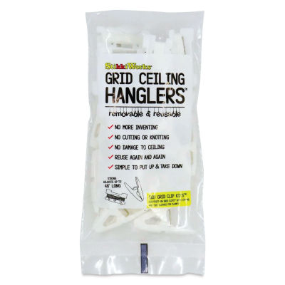 StikkiWorks Ceiling Hanglers Grid Clips - Pkg of 10