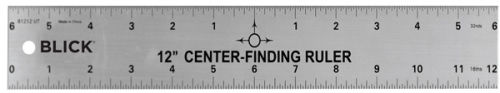 Blick Center Finding Ruler - 12