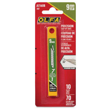 Olfa Graphics Snap Blades - Pkg of 10 front of packaging