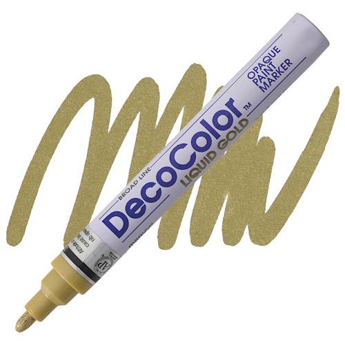Decocolor Paint Marker Gold, Broad Tip BLICK Art Materials