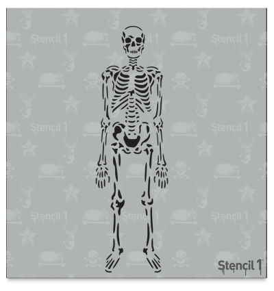 Stencil1 Stencil - Skeleton, 5-3/4'' x 6''