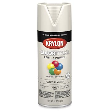 Open in modal - Krylon Colormaxx Spray Paint -  Almond, Gloss, 12 oz