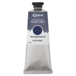Cranfield Traditional Relief Ink - Prussian Blue, 75 ml