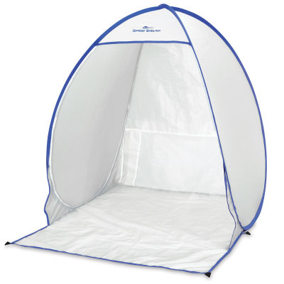 HomeRight Spray Shelters - Front view of small assembled shelter