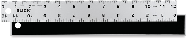 Blick Aluminum Non-Slip Rulers