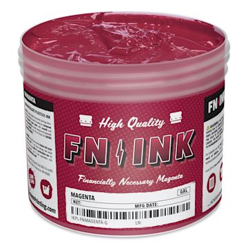 Open in modal - FN Ink Plastisol Screen Printing Ink - Magenta, Gallon