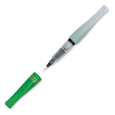 Zig Wink of Stella Brush II Pen - Green (with cap off)