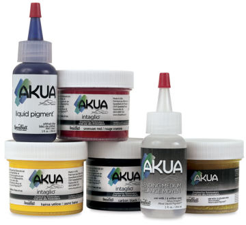 Akua Starter Ink Set - Components of set shown