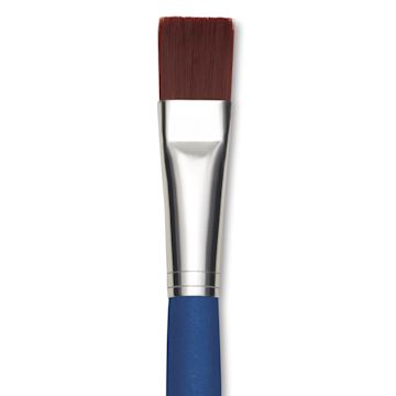 Open in modal - Da Vinci Forte Acrylics Synthetic Brush - Flat, Long Handle, Size 20, close-up