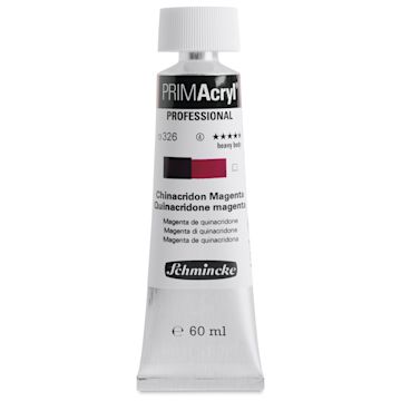 Open in modal - Schmincke Primacryl Professional Acrylic Paint - Quinacridone Magenta, 60 ml Tube