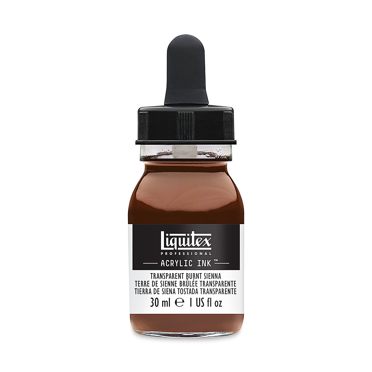 Liquitex Professional Acrylic ink! Transparent Burnt Sienna 129 