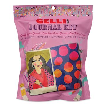Open in modal - Gelli Arts DIY Journal Kit - front of packaging