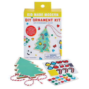 Kid Made Modern DIY Ornament Kit - Tree (package with contents)