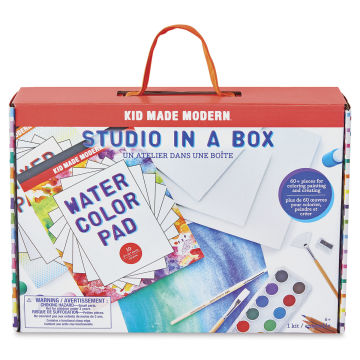 Kid Made Modern Studio in a Box Kit (Front of Box)