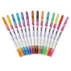 Tulip Dual-Tip Fabric Markers - Set of 14