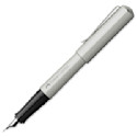 Faber-Castell Hexo Fountain Pen - Matte Silver, Broad Tip
