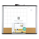 U Brands Combo Dry Erase Board - Pin-It Frame, Large